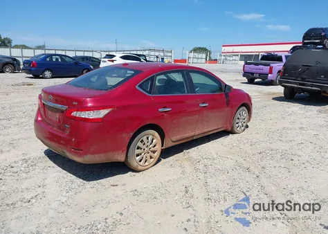 2013 Nissan Sentra Sv из США, поврежденный, VIN 3N1AB7AP7DL731233